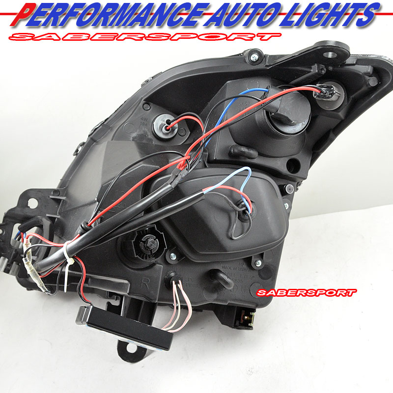 Angel eye headlight nissan sentra black