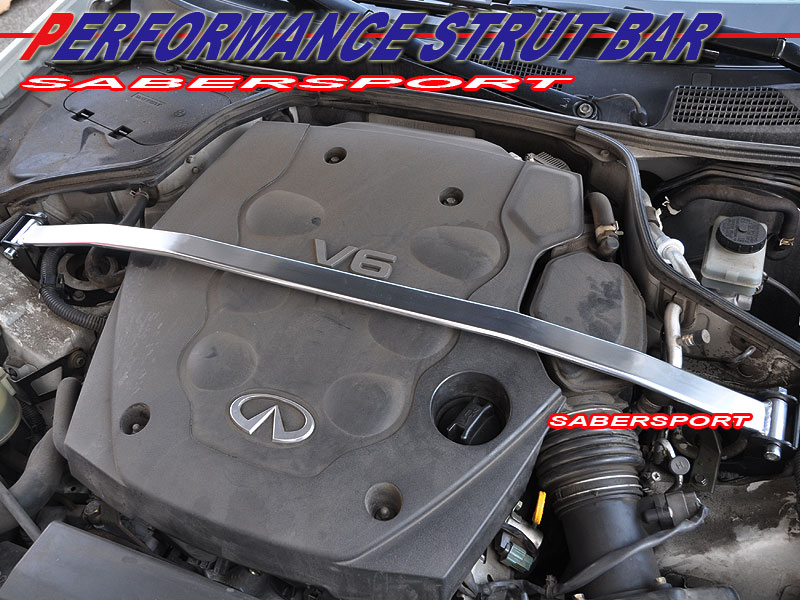 Front Aluminum Strut Tower Bar for 0306 Infiniti G35 Sedan & 0307 G35